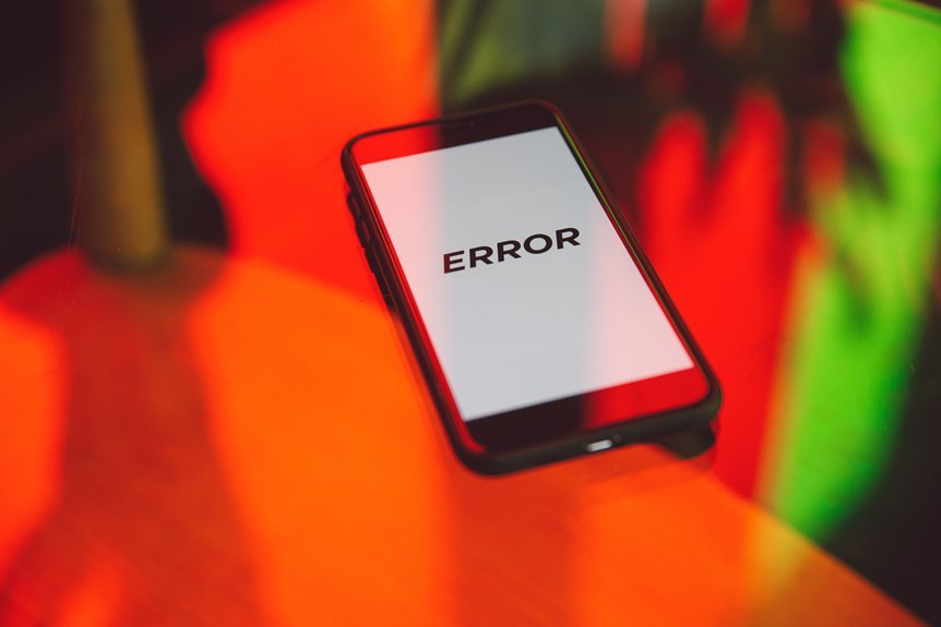 persistent errors on 240 799 1393 resolution methods